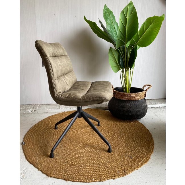 Eettafelstoel 295  groen showroommodel