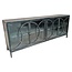 Tower Living Metalen dressoir Stelvio 4 deurs Gunmetal