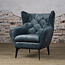 Tower Living Fauteuil Bomba - Grijs en blauw