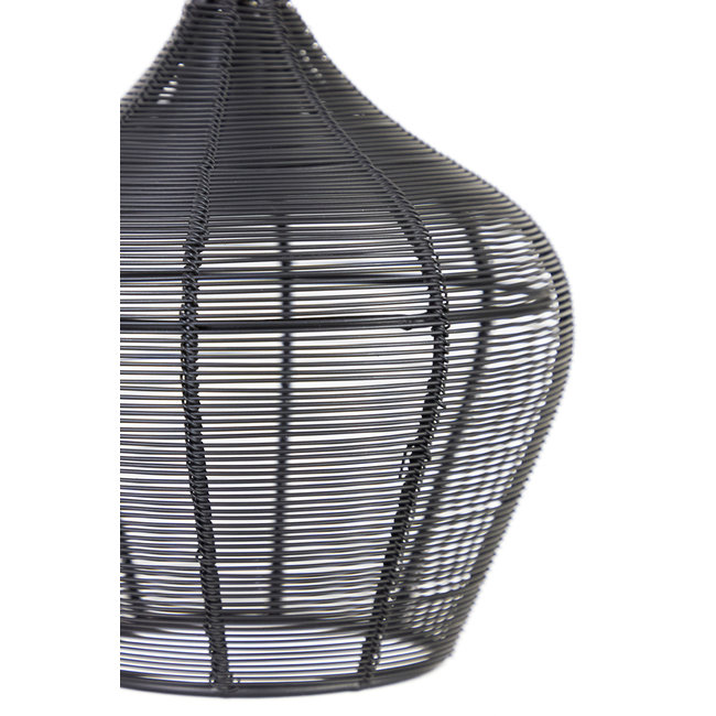 Light en Living Hanglamp 5L 100x20x122 cm ALVARO mat zwart