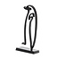 Light en Living Ornament op voet Pinguïn mat zwart - Diverse maten