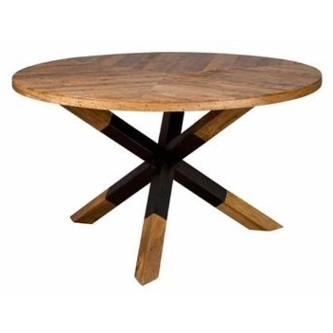 Tower Living Eettafel Viola mango rond - 130 – naturel