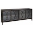 Tower Living Metalen dressoir Stelvio 4 deurs Gunmetal