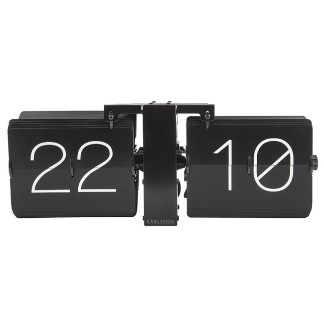 Karlsson Flip klok No Case Stand Zwart