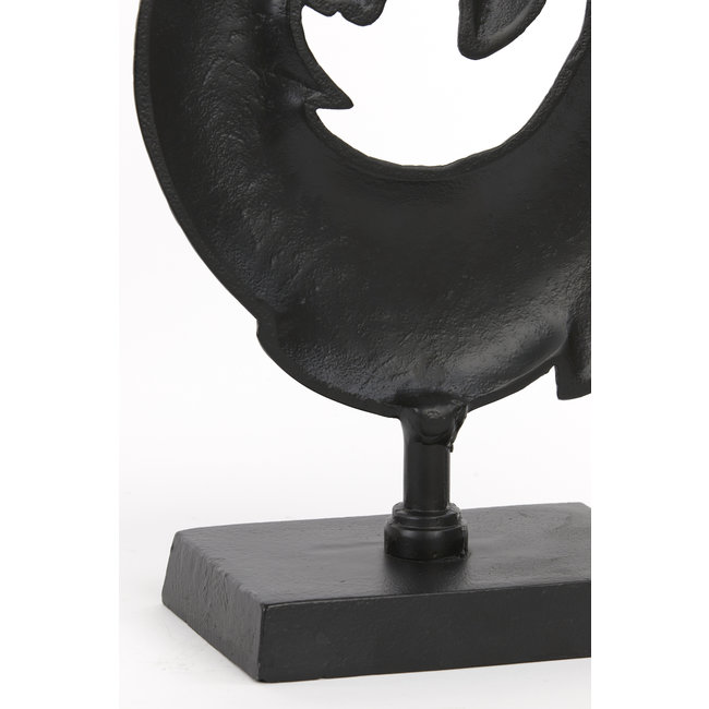 Light en Living Ornament op voet 29x10x40 cm SHWIBA  mat zwart