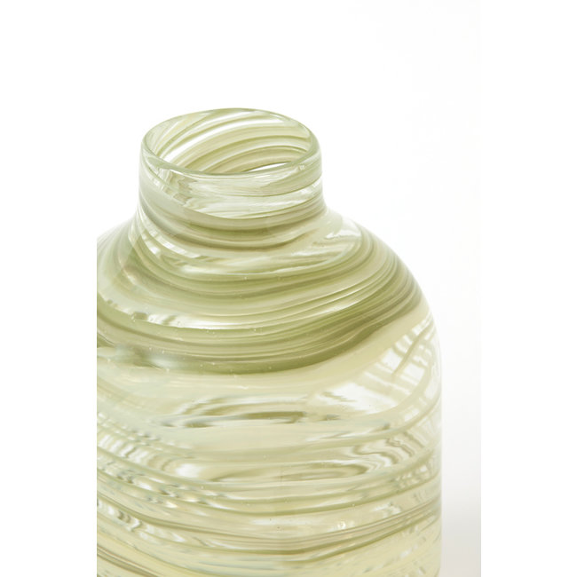 Light en Living Vaas INDIE glas groen - 2 maten