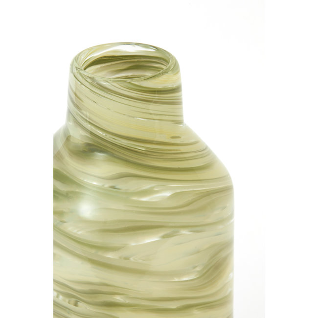 Light en Living Vaas INDIE glas groen - 2 maten