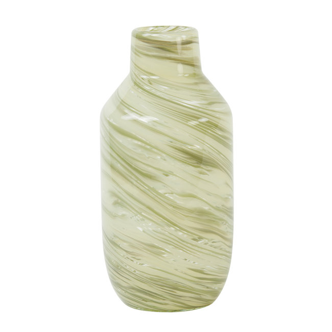 Light en Living Vaas INDIE glas groen - 2 maten