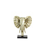 Light & Living Ornament op voet 30x15x35,5 cm ELEPHANT licht goud