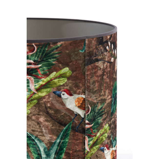 Light en Living Lampenkap cilinder PASSARO bruin - Diverse maten