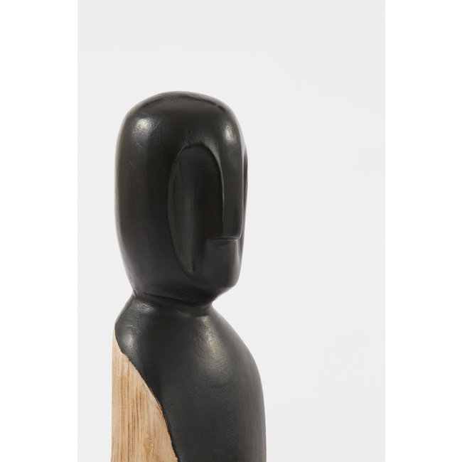 Light en Living Ornament LUMUNA  hout naturel+zwart 11,5 x 12 x 41 cm