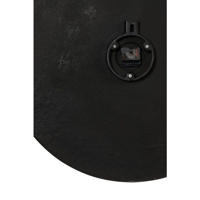 Light en Living Klok CERVINO antiek zwart - Ø 58 cm