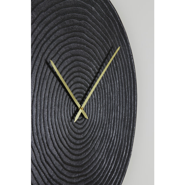 Light en Living Klok CERVINO antiek zwart - Ø 58 cm