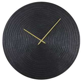 Light en Living Klok CERVINO antiek zwart - Ø 58 cm