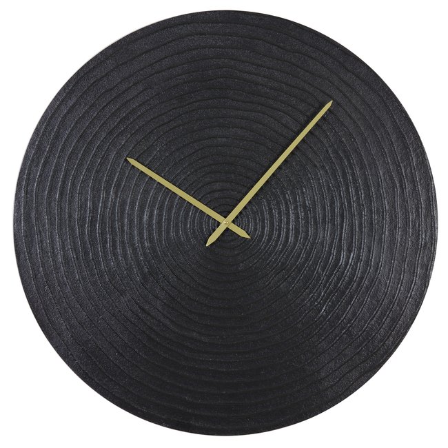 Light en Living Klok CERVINO antiek zwart - Ø 58 cm