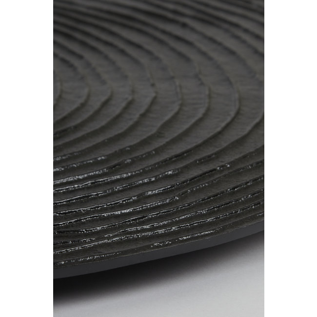 Light en Living Klok CERVINO antiek zwart - Ø 58 cm