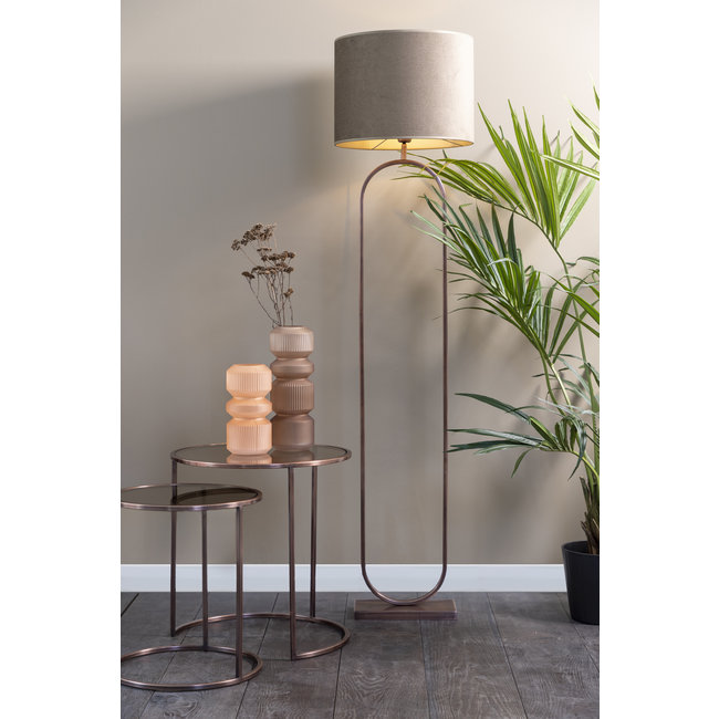 Light en Living Vloerlamp 30x15x142 cm JAMIRI antiek  koper