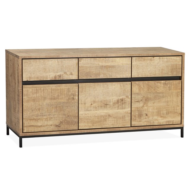 WoonMax Dressoir Berlage mango 3 deurs en 3 lades 159 cm