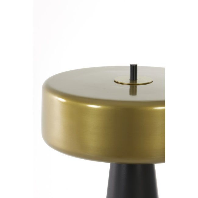 Light en Living Tafellamp Ø30x45 cm NAGAI mat  zwart-antiek brons