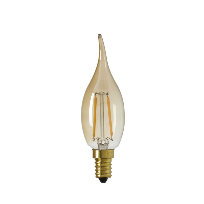 Light en Living Deco LED kaars Ø2,5x12 cm LIGHT 2W  amber E14 dimbaar