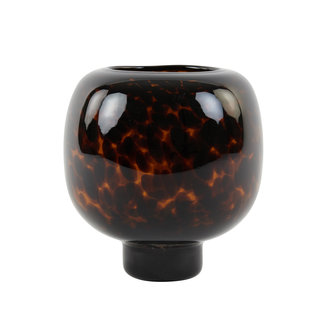 Light en Living Windlicht Ø21x21 cm ELIA glas  bruin-d.bruin