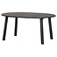 WOOOD Exclusive Lange Jan Uitschuifbare Eettafel Rond Eiken Blacknight [fsc]