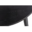 WOOOD Exclusive Lange Jan Uitschuifbare Eettafel Rond Eiken Blacknight [fsc]