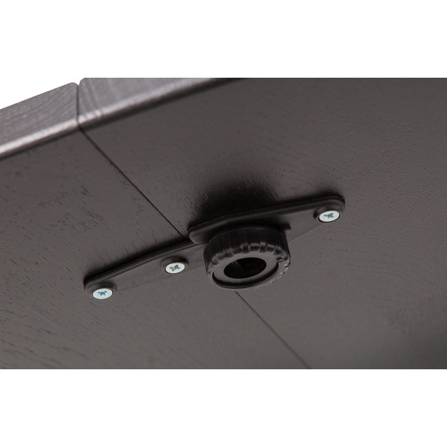 Woood Lange Jan Uitschuifbare Eettafel Rond Eiken Blacknight [fsc]