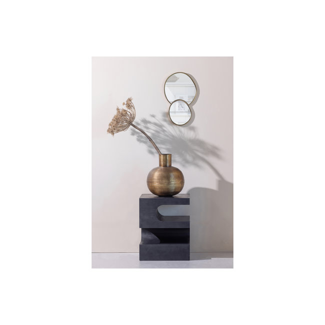 Woood Toma Bijzettafel Mango Hout Zwart