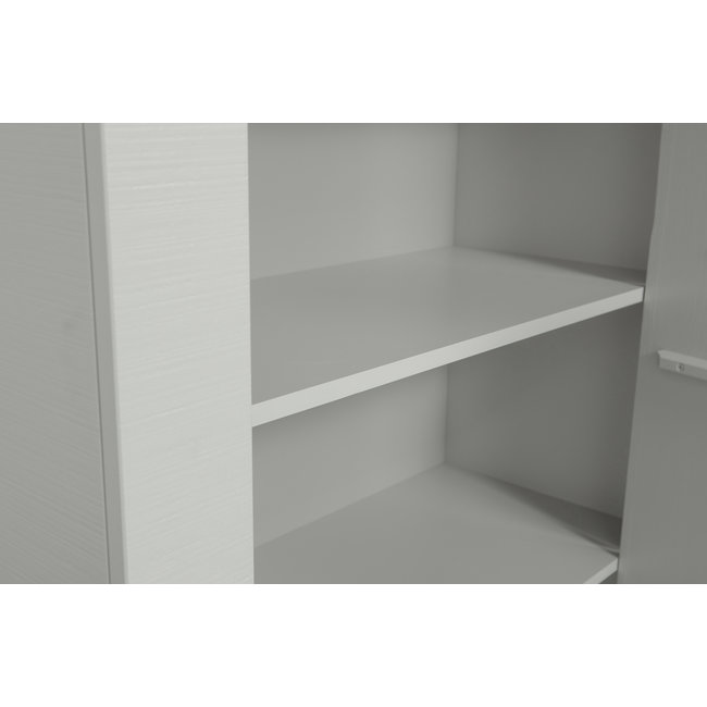 Woood Gijs Boerenkast Bezaagd Grenen Mist [fsc]