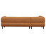 Woood Lloyd Hoekbank Links Gewassen Fluweel Cinnamon