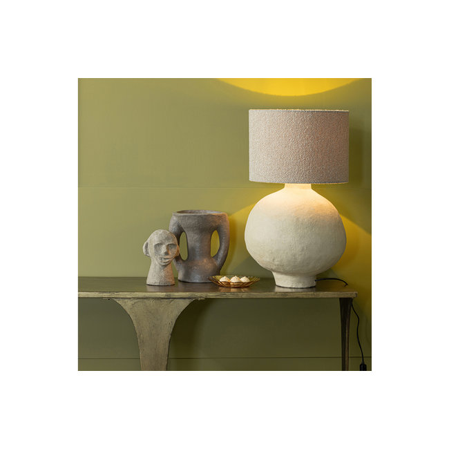 Woood Asta Lampenkap Bouclé Zand