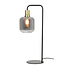 Light en Living Tafellamp 27x18x58 cm LEKAR antiek  brons+smoke glas