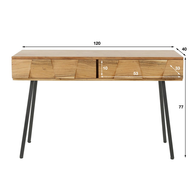 WoonStijl Kaptafel / Sidetable Demn acacia
