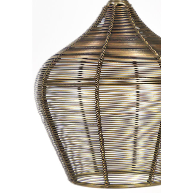 Light en Living Hanglamp 10L 120x25x29,5 cm ALVARO antiek brons