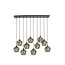 Light en Living Hanglamp 10L 120x25x29,5 cm ALVARO antiek brons