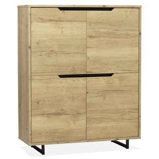 WoonMax Barkast Puerto Natur 4 deurs showroommodel