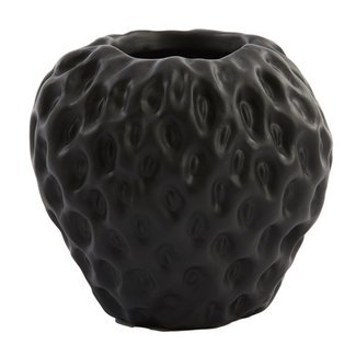 Light en Living Vaas Strawberry zwart - 15x14,5x14,5 cm Light en Living Vaas Strawberry zwart - 15x14,5x14,5 cm