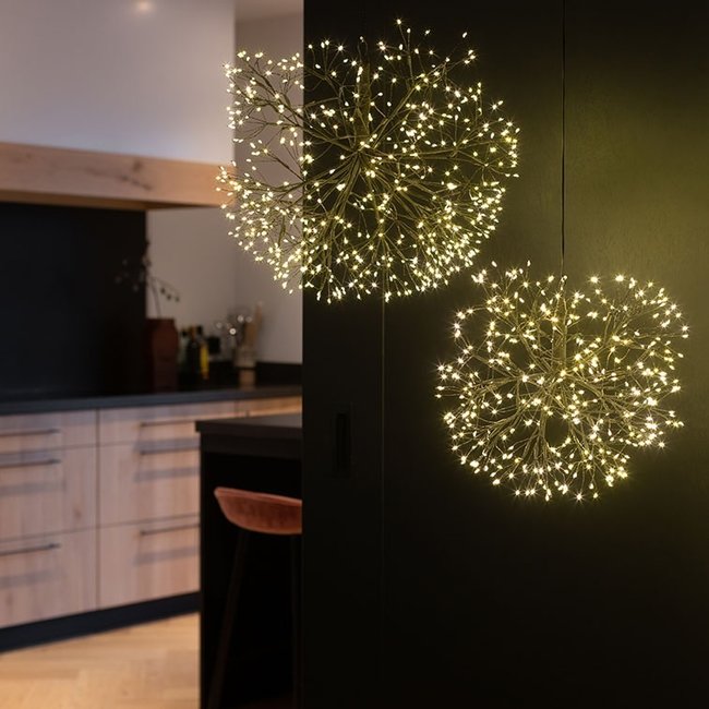 Countryfield Kerstverlichting LED timer Apollo  zwart - 2 afmetingen