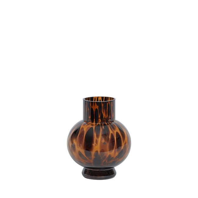 Light en Living Vaas NARRA glas bruin-donker bruin - diverse afmetingen