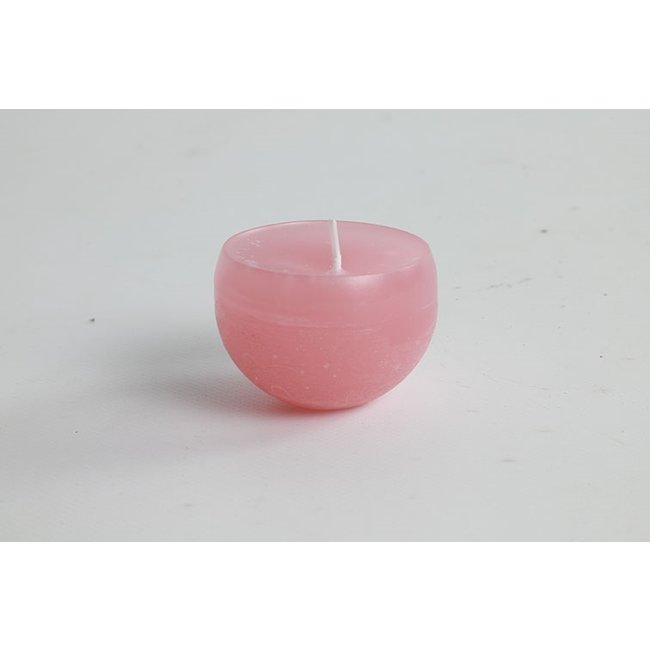 Countryfield Drijfkaars Bollie set van 3 roze - diverse afmetingen