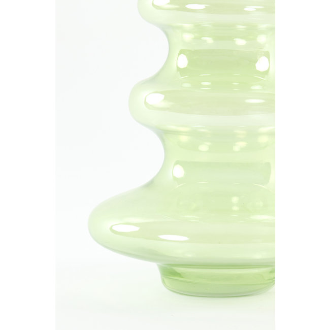 Light en Living Vaas 21.5 x 40.55 cm Niana glas olie gras groen