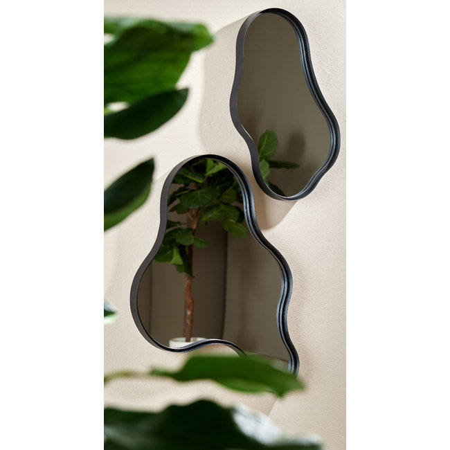 Light en Living Spiegel 65 x 4 x 63 SUVA -  mat zwart of goud