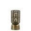 Light en Living Windlicht Lezuza antiek brons Ø 10x21cm