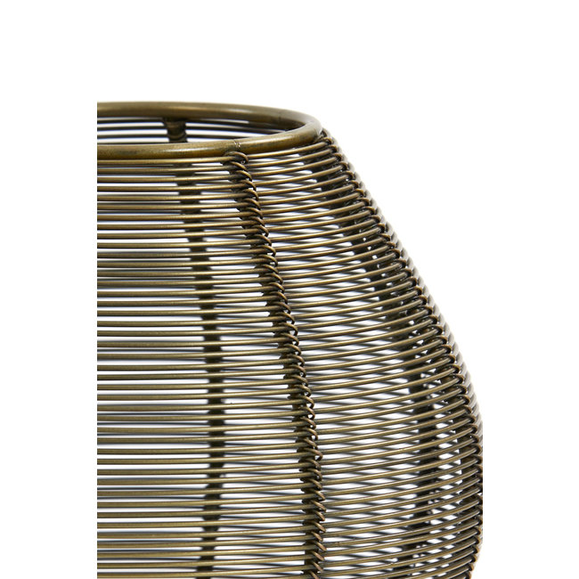 Light en Living Windlicht Suneko antiek brons - 2 maten