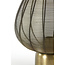 Light en Living Tafellamp Suneko antiek brons - Ø 25 x 34 cm
