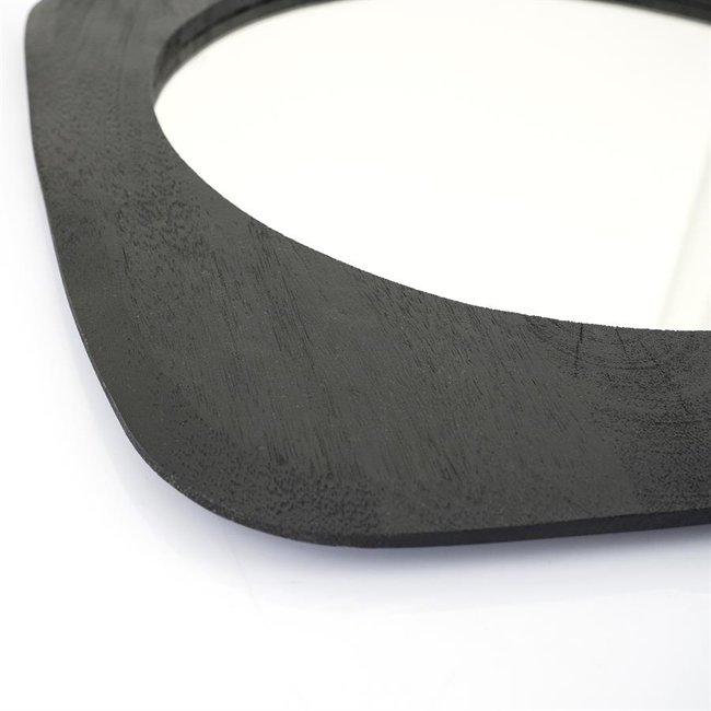 By Boo Spiegel Moku small - zwart