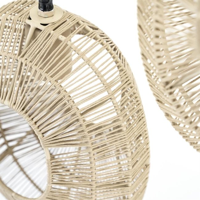 By Boo Hanglamp Ovo cluster rechthoek - natural