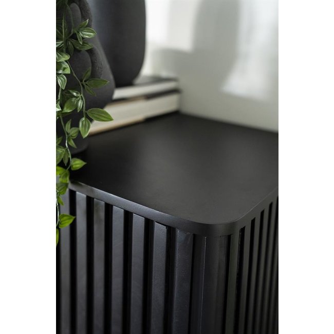 Eleonora TV meubel Remi 4-drs. - zwart