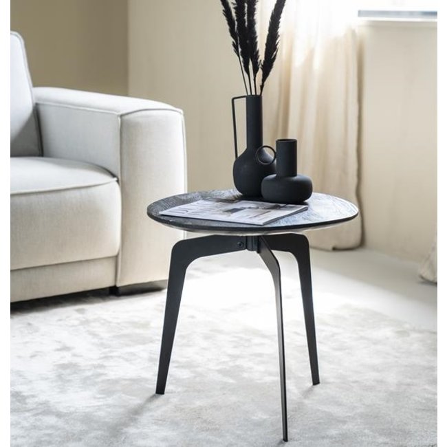 By Boo Side table Kenji - black